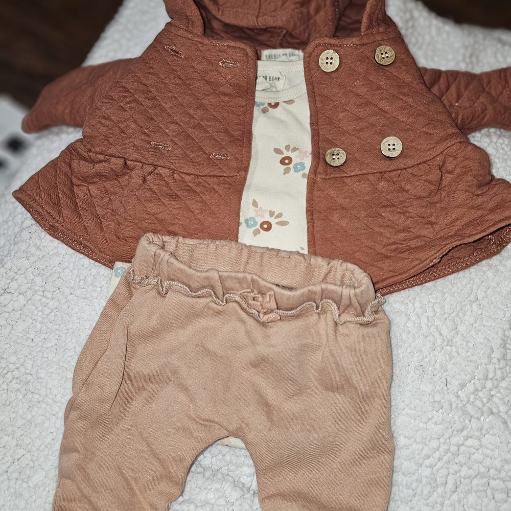 Cozy Quilted Kids Set in Warm Tones